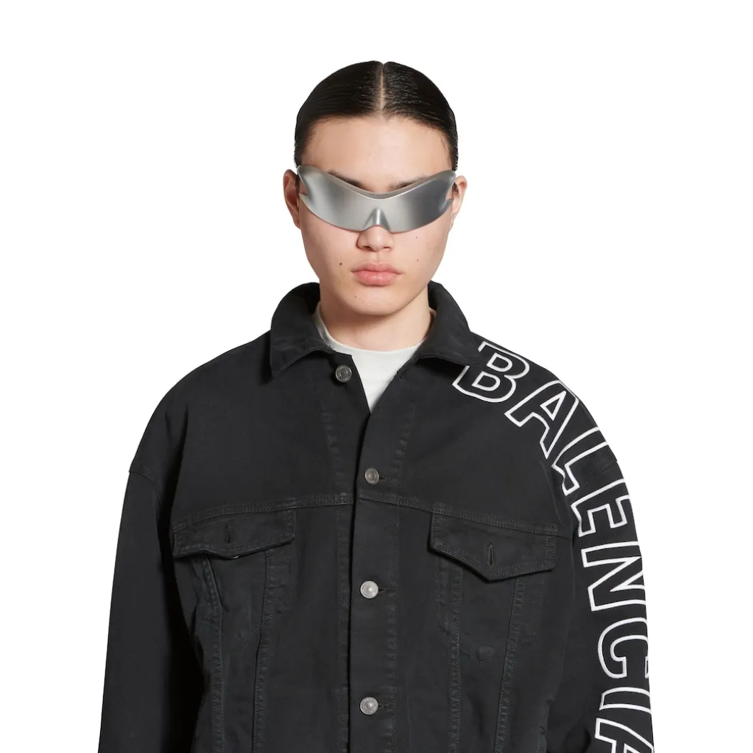 Giacca Outline Large Fit in Nero