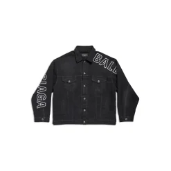 Giacca Outline Large Fit in Nero