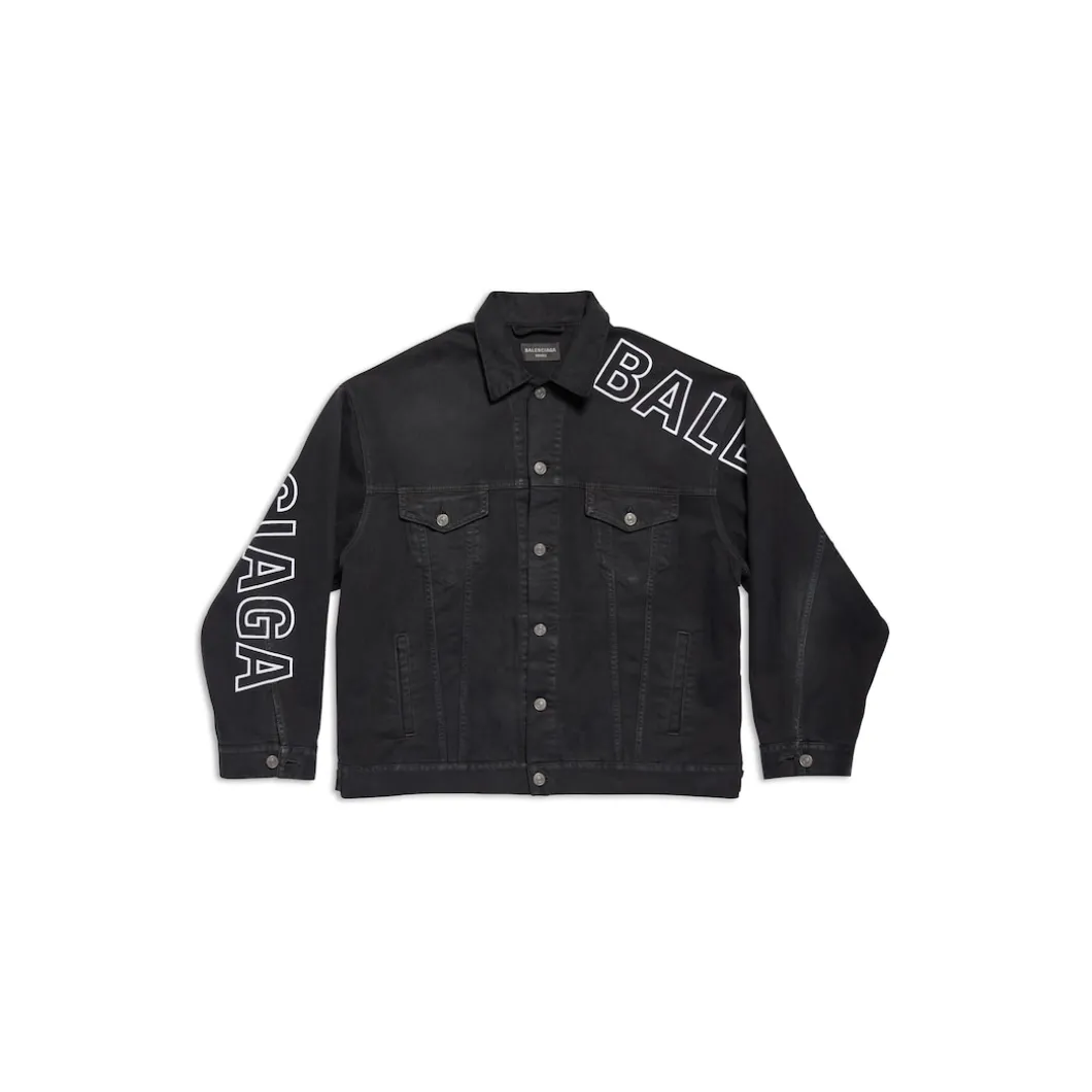 Giacca Outline Large Fit in Nero