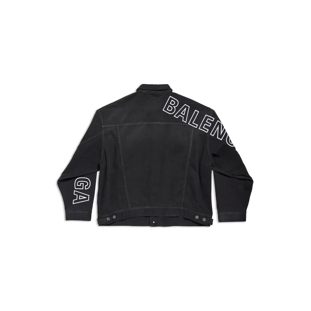 Giacca Outline Large Fit in Nero