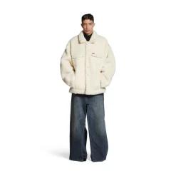 Giacca Oversize in Beige Chiaro