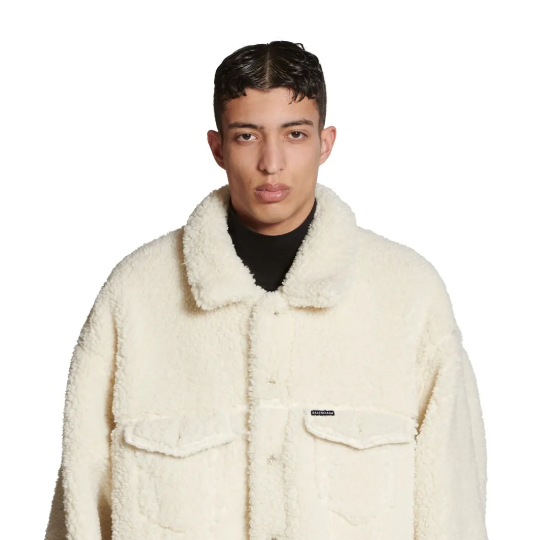 Giacca Oversize in Beige Chiaro