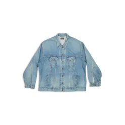 Giacca Oversize in Blu Acido