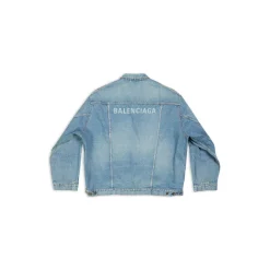 Giacca Oversize in Blu Acido