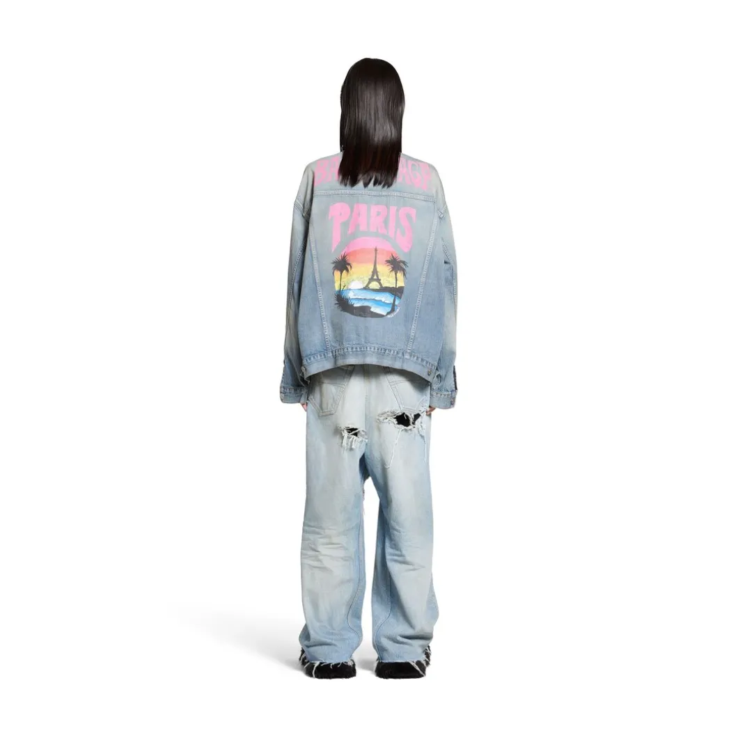 Giacca Paris Tropical Large Fit in Azzurro
