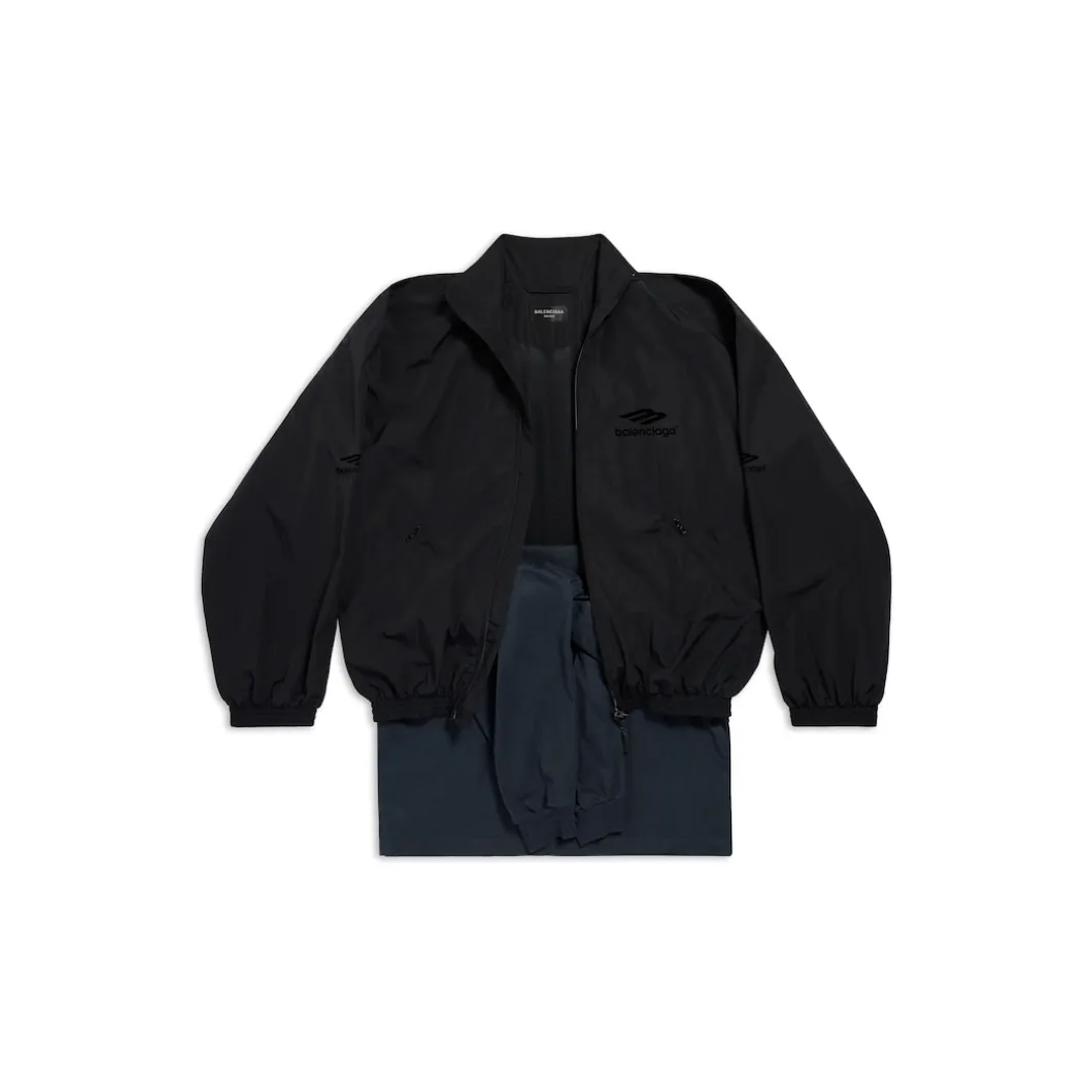 Giacca Patched Tracksuit in Nero