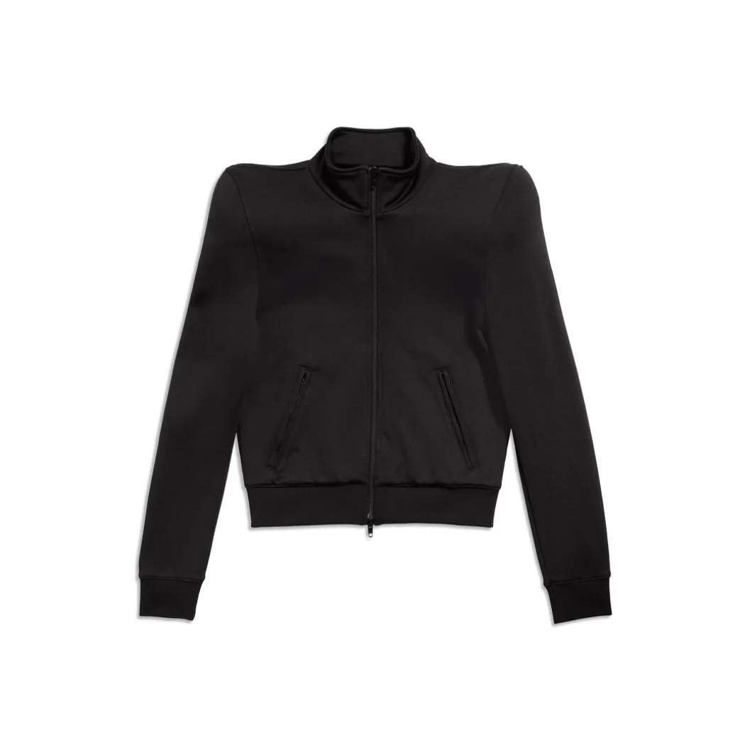 Giacca Round Shoulder 3b Sports Icon in Nero/bianco