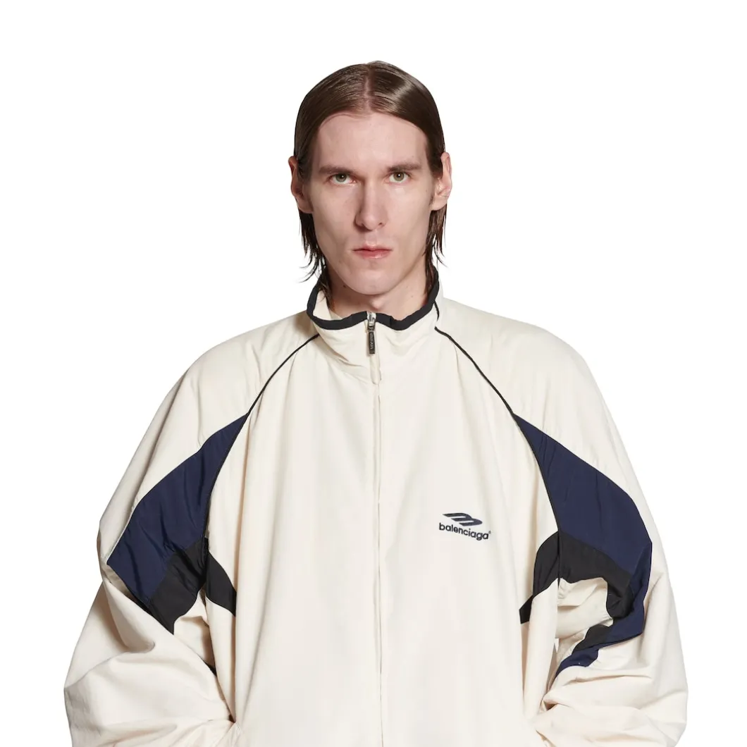 Giacca Tracksuit 3b Sports Icon Medium Fit in Bianco