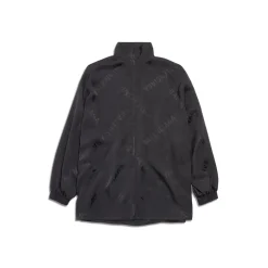 Giacca Tracksuit Bal Diagonal Allover Fluida da Donna in Nero