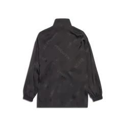 Giacca Tracksuit Bal Diagonal Allover Fluida da Donna in Nero
