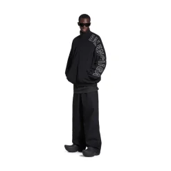 Giacca Tracksuit Outline in Nero