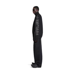 Giacca Tracksuit Outline in Nero