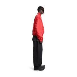 Giacca Varsity Political Campaign in Rosso