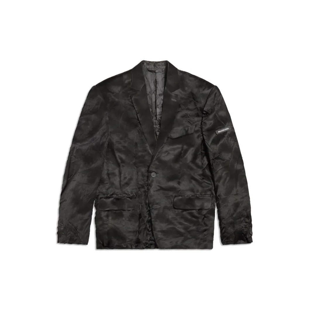Giacca Washed in Nero