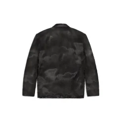 Giacca Washed in Nero