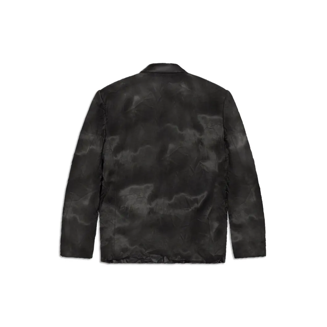 Giacca Washed in Nero