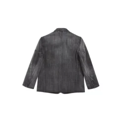 Giacca Washed in Nero
