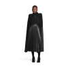 Gonna A Pieghe da Donna in Nero