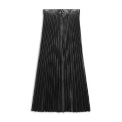Gonna A Pieghe da Donna in Nero