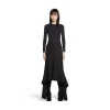 Gonna Deconstructed Godet da Donna in Nero