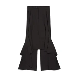 Gonna Deconstructed Godet da Donna in Nero