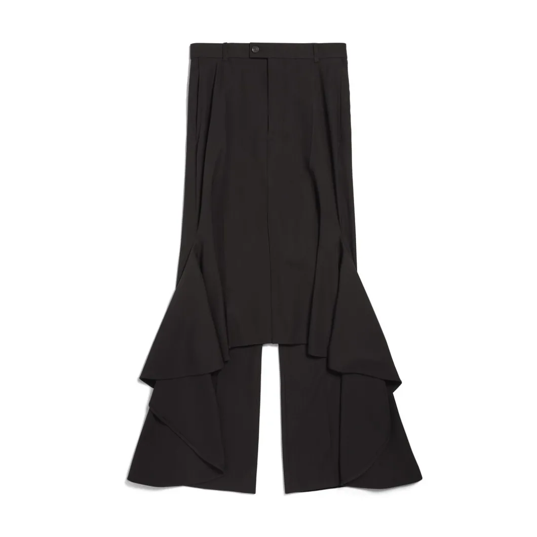Gonna Deconstructed Godet da Donna in Nero