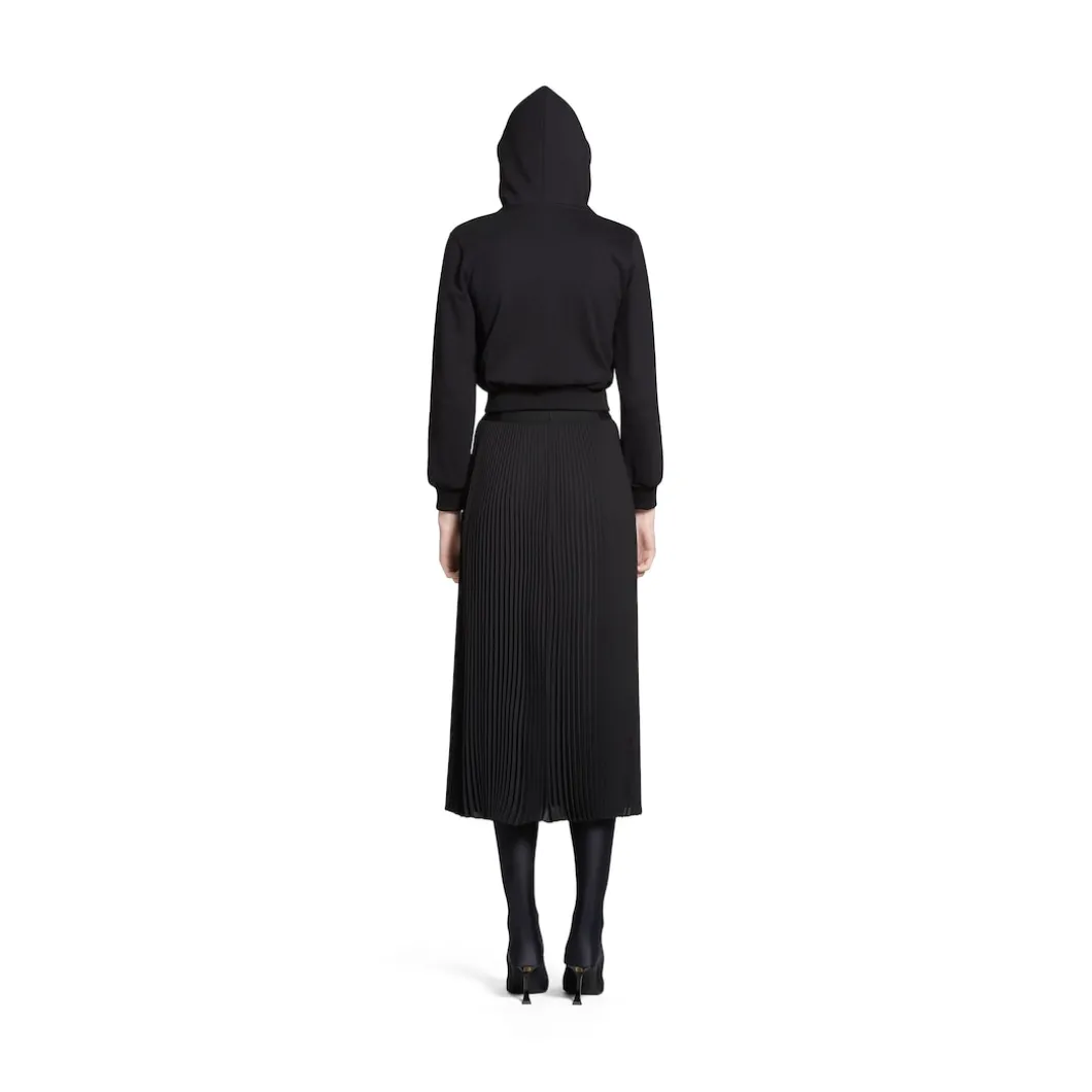 Gonna Elasticizzata da Donna in Nero
