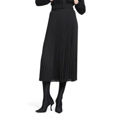Gonna Elasticizzata da Donna in Nero