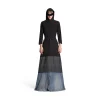 Gonna Maxi Layered Cargo da Donna in Multicolore