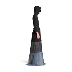 Gonna Maxi Layered Cargo da Donna in Multicolore