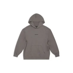 Hoodie Balenciaga Back Medium Fit in Grigio