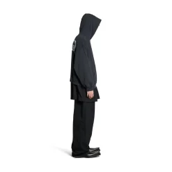 Hoodie Balenciaga Hand-drawn Medium Fit in Nero/bianco