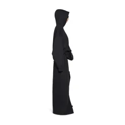 Hoodie Balenciaga Medium Fit in Nero D&eacute;lav&eacute;