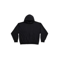 Hoodie Balenciaga Medium Fit in Nero Délavé