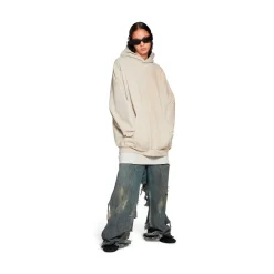 Hoodie Balenciaga Oversize in Crema