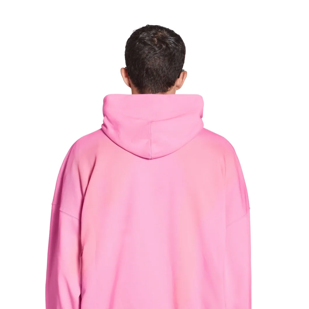 Hoodie Balenciaga Oversize in Rosa/nero