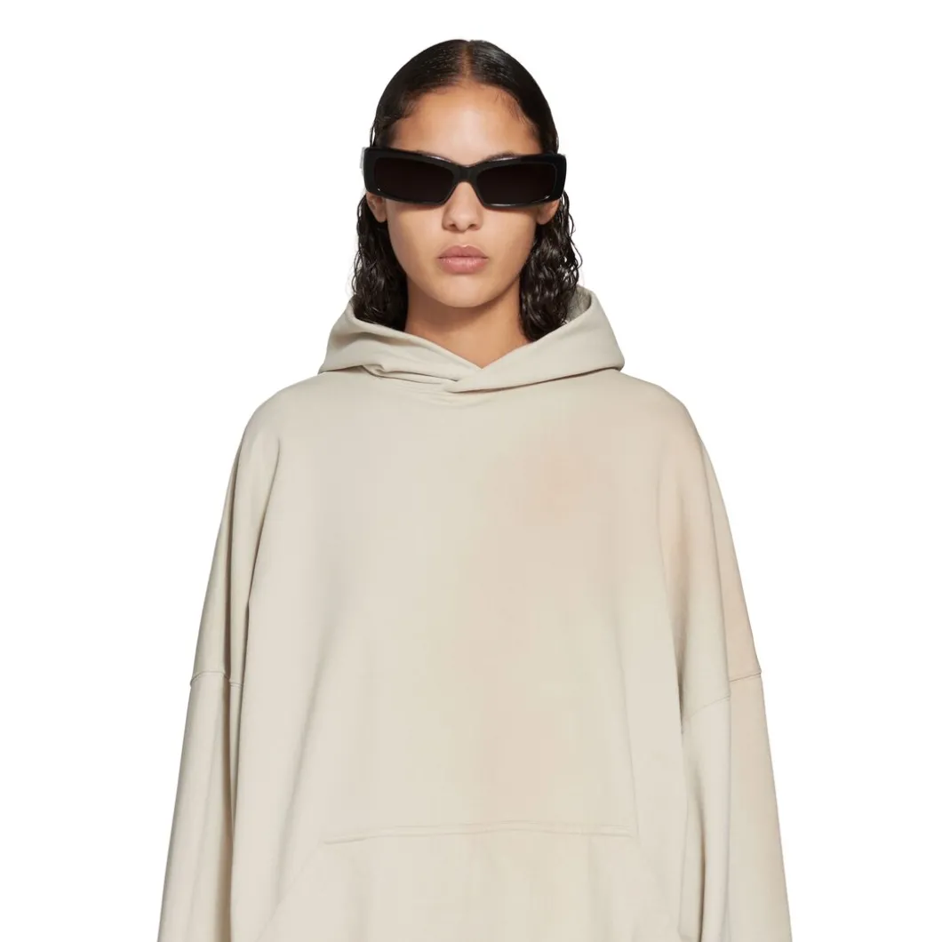 Hoodie Balenciaga Oversize in Crema