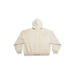 Hoodie Balenciaga Oversize in Crema