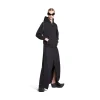 Hoodie Con Cerniera Balenciaga Paris Small Fit in Nero D&eacute;lav&eacute;