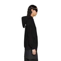 Hoodie Con Cerniera Mirror Balenciaga Small Fit in Nero