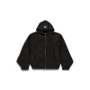 Hoodie Con Zip Boxy Unity Sports Icon Large Fit in Bianco