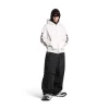 Hoodie Con Zip Stencil Type Regular Fit in Bianco Sporco/nero