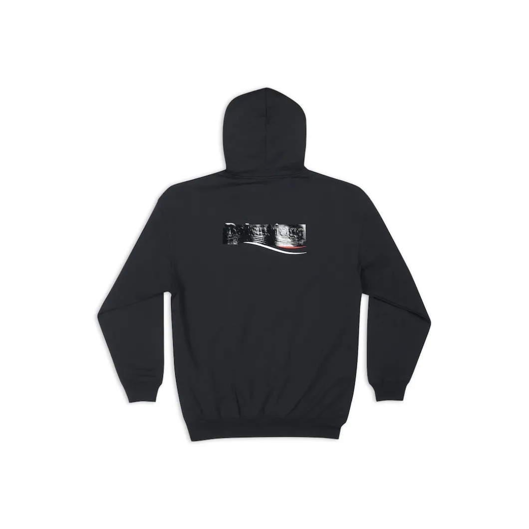 Hoodie Gaffer Medium Fit da Donna in Nero