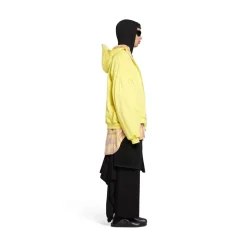 Hoodie Layered Unity Sports Icon Oversize in Giallo/nero
