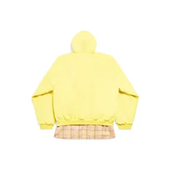 Hoodie Layered Unity Sports Icon Oversize in Giallo/nero