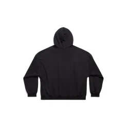 Hoodie Mirror Balenciaga Oversize in Nero