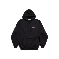 Hoodie Political Campaign Medium Fit da Donna in Nero