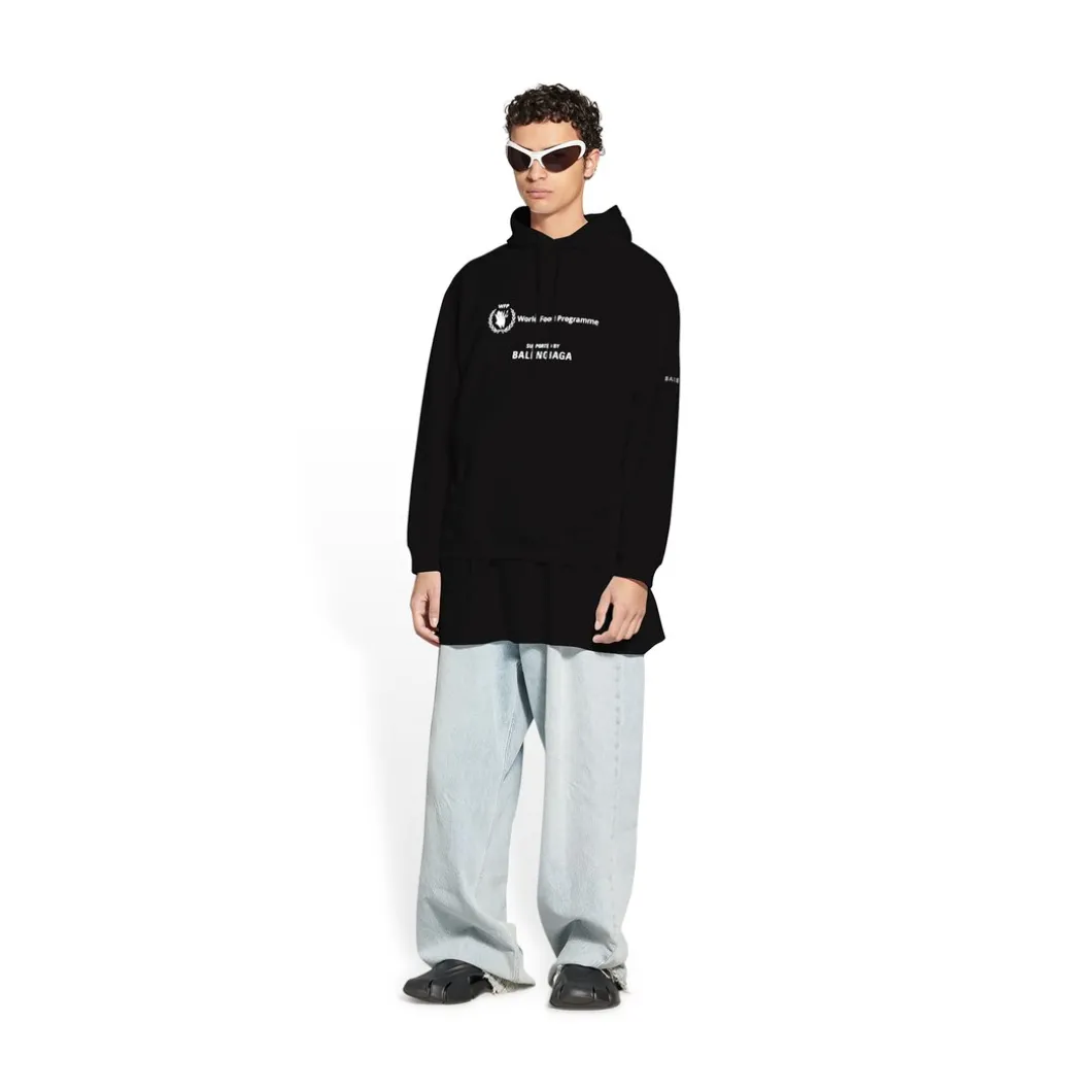 Hoodie Wfp Medium Fit da Uomo in Nero