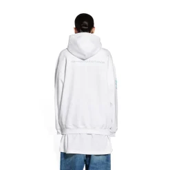 Hoodie Wfp Medium Fit  da Donna in Bianco
