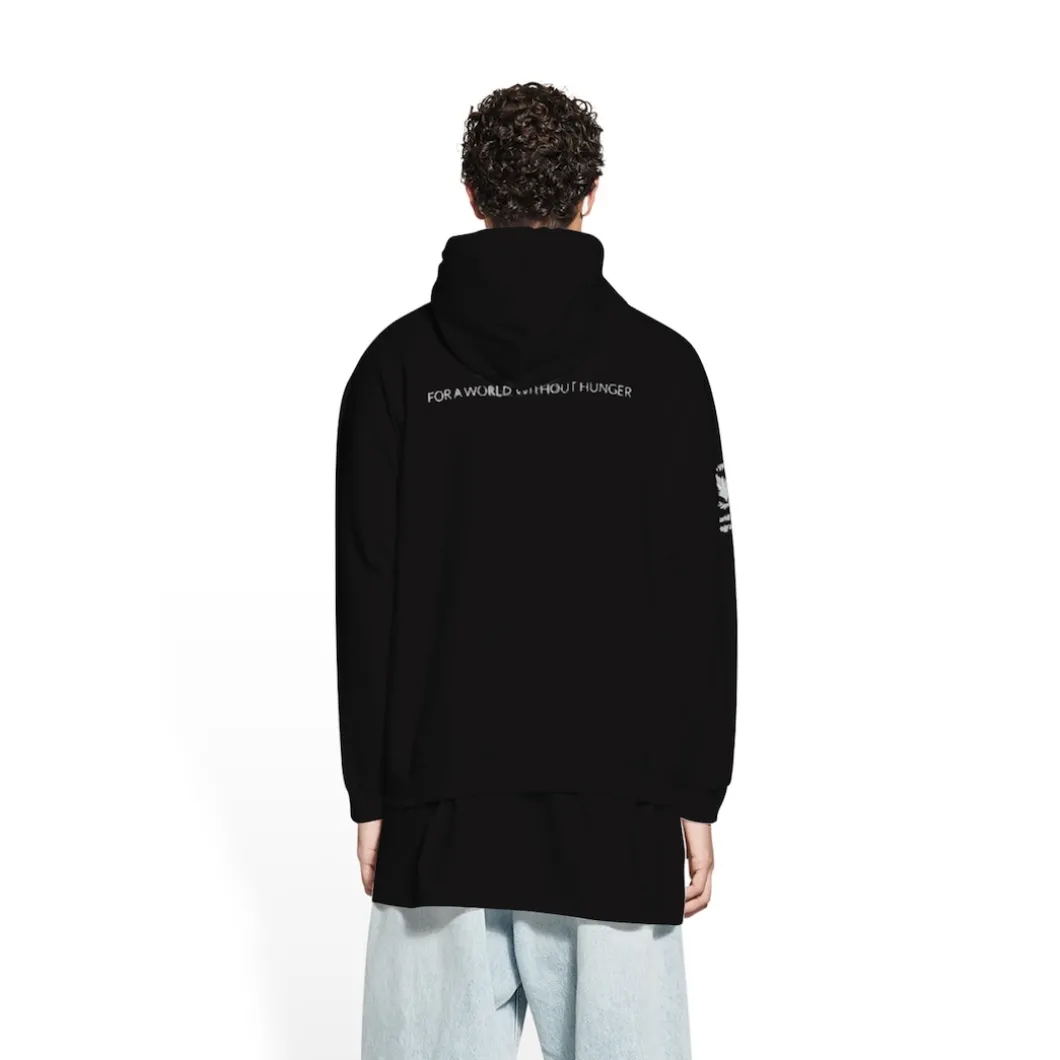 Hoodie Wfp Medium Fit da Uomo in Nero